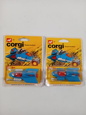 Lot 535 - A pair of CORGI Juniors Superman #11...