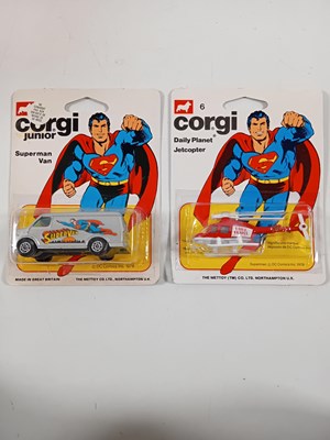 Lot 536 - A pair of CORGI Juniors 'Superman' #6 Daily...