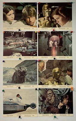 Lot 804 - STAR WARS (1977) A full set of 8 US lobby...