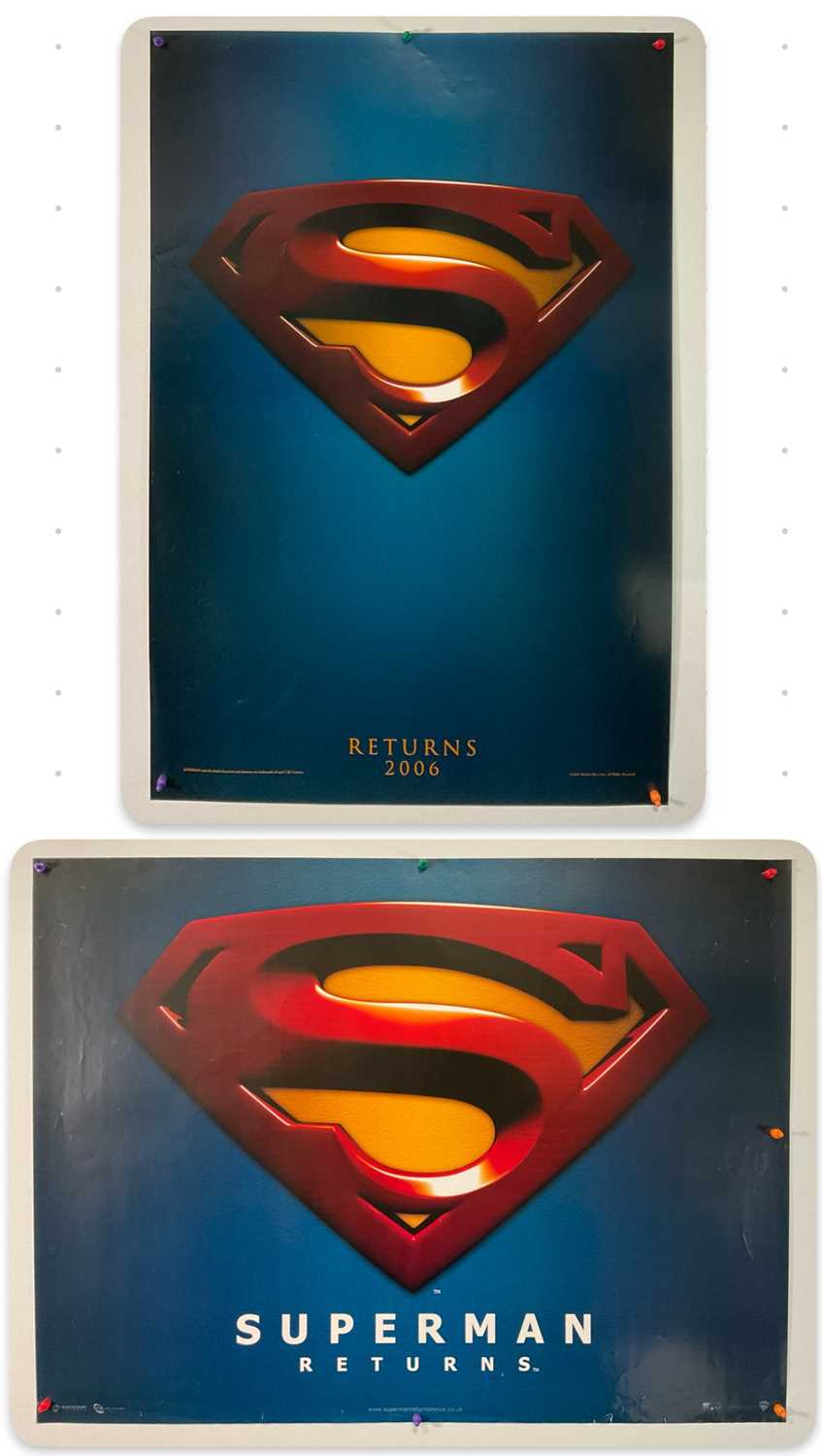 Lot 313 - SUPERMAN RETURNS (2006) A UK Quad and US one...