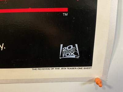 Lot 820 - STAR WARS: REVENGE OF THE JEDI (1983) U.S. one...