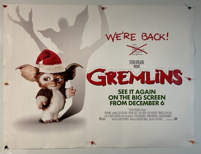 Lot 336 - GREMLINS (1984) UK Quad film poster from the...