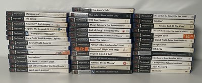 Lot 642 - PlayStation 2 - A group of 40 retro PS2 games...
