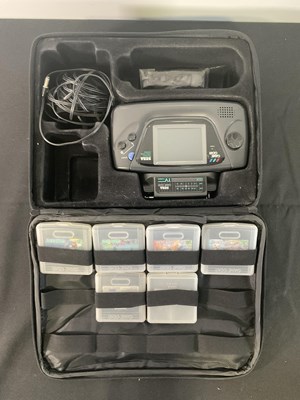 Lot 656 - A SEGA GAME GEAR in Game Gear case with a TV...