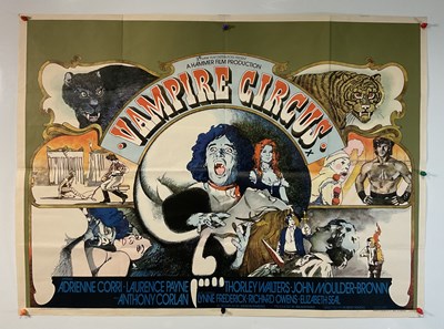 Lot 413 - VAMPIRE CIRCUS (1972) UK Quad film poster for...