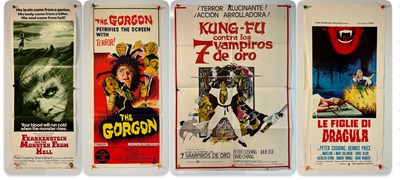 Lot 404 - A coven of Hammer Horror film posters...