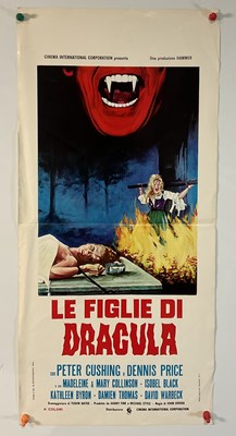 Lot 404 - A coven of Hammer Horror film posters...