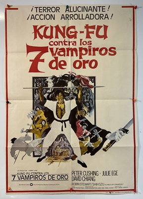 Lot 404 - A coven of Hammer Horror film posters...
