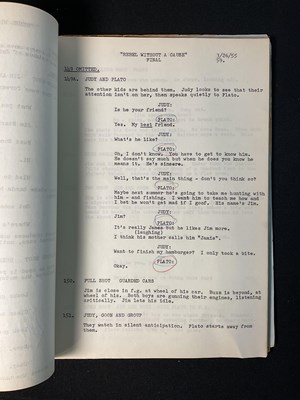 Lot 206 - REBEL WITHOUT A CAUSE (1955) An original...