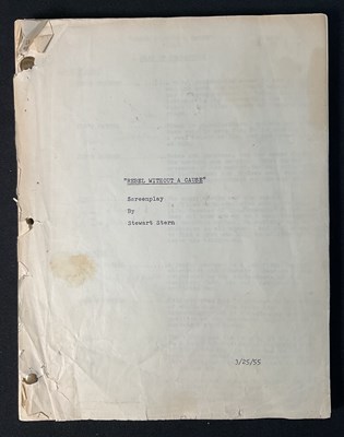 Lot 206 - REBEL WITHOUT A CAUSE (1955) An original...