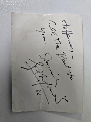 Lot 436 - SAL MINEO - A collection of ephemera,...