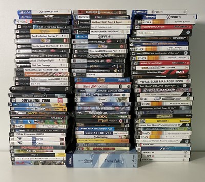 Lot 639 - A large collection of PC games, PSP games, and...