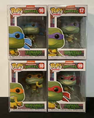 Lot 622 - FUNKO POP! - A set of four TEENAGE MUTANT...