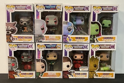 Lot 624 - FUNKO POP!  A group of Guardians of the Galaxy...
