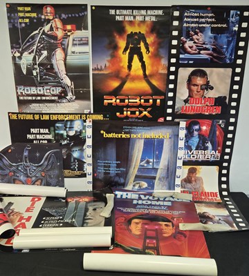 Lot 348 - A group of sci-fi / action video shop posters...