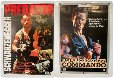 Lot 112 - A pair of video shop posters for...