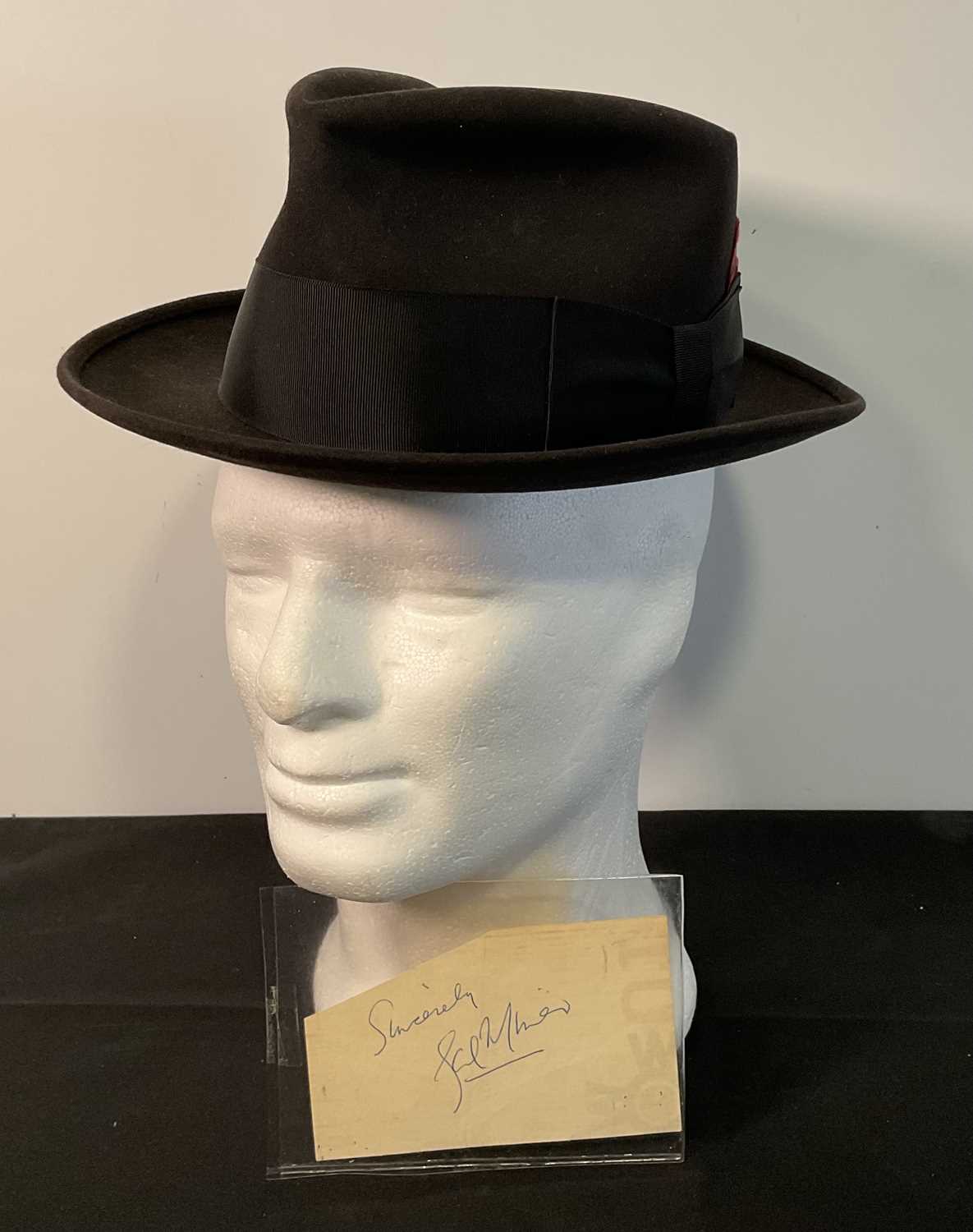 Lot 417 - SAL MINEO - A Fedora hat reportedly owned by...