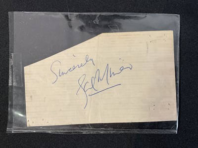 Lot 417 - SAL MINEO - A Fedora hat reportedly owned by...
