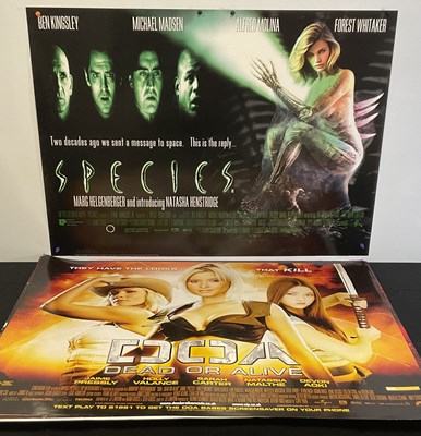 Lot 143 - A group of movie posters featuring leading...