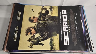 Lot 93 - A large collection of approx 80 one sheet film...
