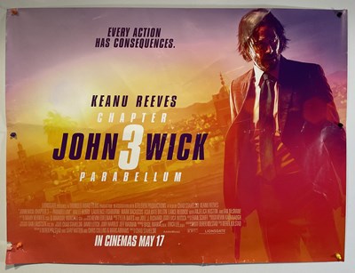 Lot 150 - JOHN WICK FILM POSTER LOT - JOHN WICK CHAPTER...