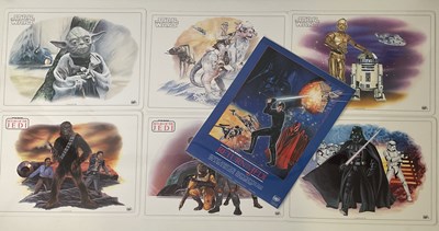 Lot 792 - A set of six STAR WARS laminated placemats...