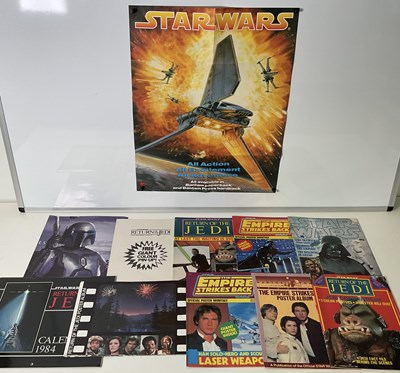 Lot 789 - A group of fold-out STAR WARS posters and...