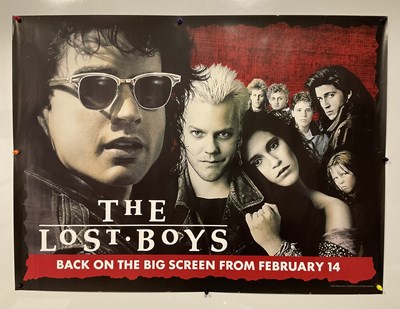 Lot 385 - THE LOST BOYS (1987) UK Quad film poster for...