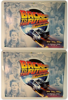 Lot 328 - BACK TO THE FUTURE: FUTURE DAY (2015) UK Quad...
