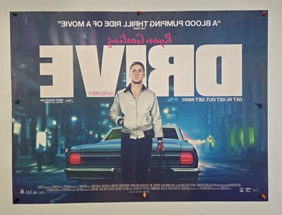 Lot 12 - DRIVE (2011) UK Quad film poster for the...
