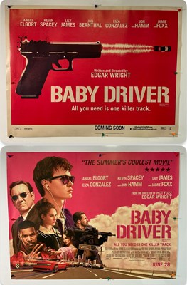 Lot 10 - BABY DRIVER (2017) A pair of UK Quad film...