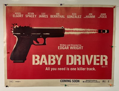 Lot 10 - BABY DRIVER (2017) A pair of UK Quad film...