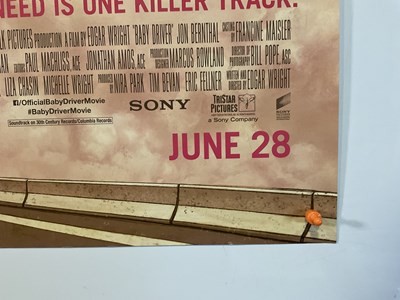 Lot 10 - BABY DRIVER (2017) A pair of UK Quad film...