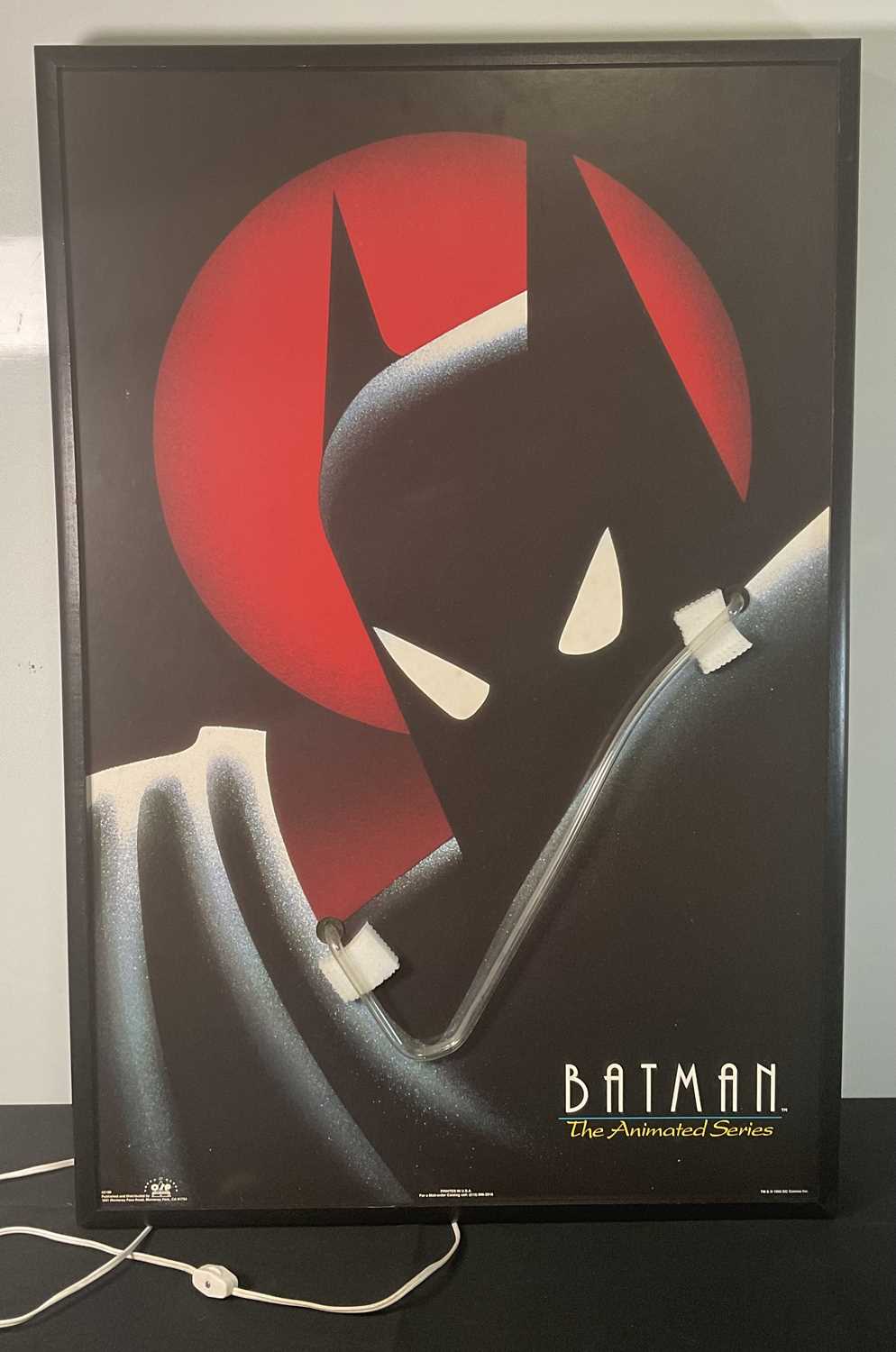 Lot 317 - A light-up advertising board for BATMAN THE...