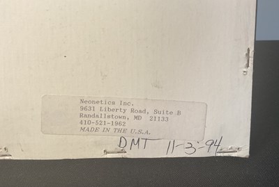 Lot 317 - A light-up advertising board for BATMAN THE...