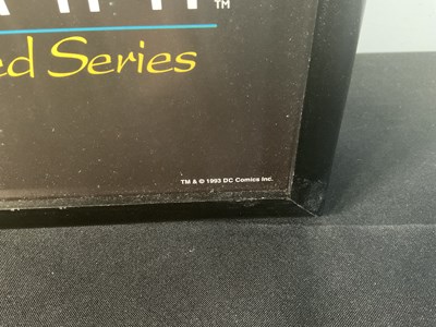 Lot 317 - A light-up advertising board for BATMAN THE...