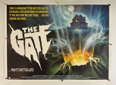 Lot 362A - THE GATE (1987) UK Quad film poster Renato...