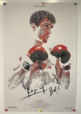 Lot 208 - RAGING BULL (2023) alternative movie poster by...