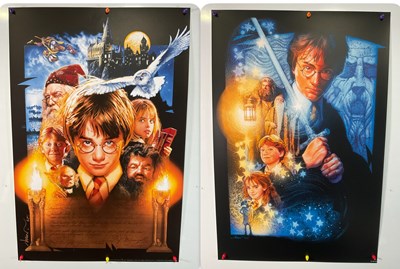 Lot 217 - HARRY POTTER - A pair of art style alternative...