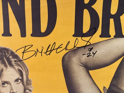 Lot 493 - Britt Ekland signed News of the World...