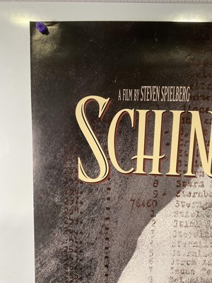 Lot 260 - SCHINDLER'S LIST (1993) US one sheet for the...