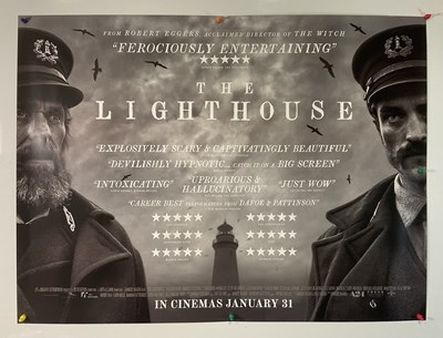 Lot 101 - THE LIGHTHOUSE (2019) UK quad film poster,...
