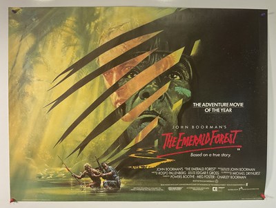 Lot 151 - THE EMERALD FOREST (1985) UK Quad film poster...