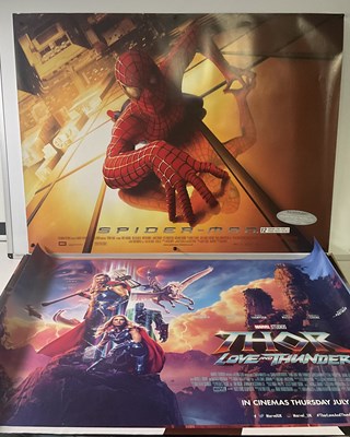 Lot 300 - An assembly of Marvel film posters to include...