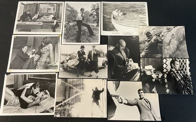 Lot 246 - JAMES BOND: A black and white front of house...