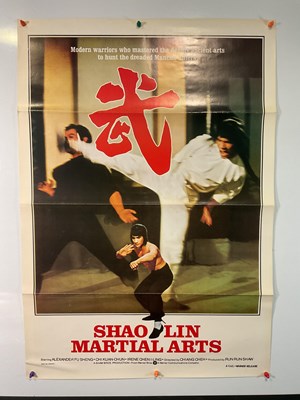 Lot 88 - A selection of one sheet, Kung Fu film posters...