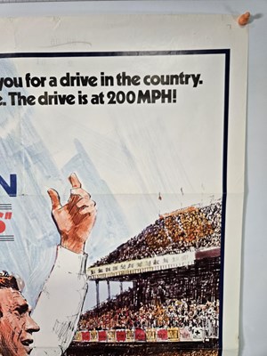 Lot 212 - LE MANS (1971) US one sheet for the iconic...
