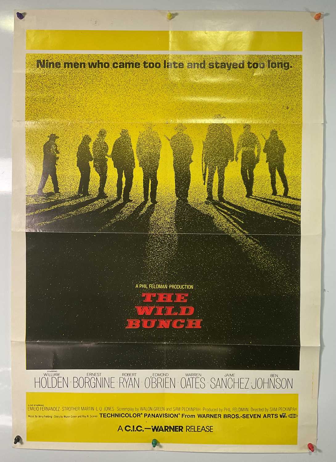 Lot 268 - THE WILD BUNCH (1969) A South African one...