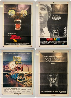 Lot 105 - A group of four films featuring horrific...