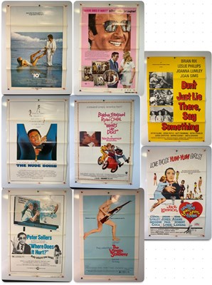 Lot 291 - A group of sex comedy film posters comprising...